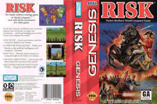 SMD GameBase Risk Parker_Bros. 1994