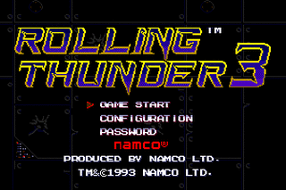 SMD GameBase Rolling_Thunder_3 Namco_Limited 1993