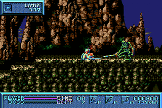 SMD GameBase Saint_Sword Taito_Corporation 1991