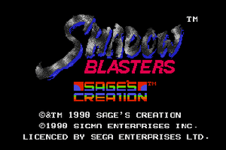SMD GameBase Shadow_Blasters Sage's_Creation/Sega 1990