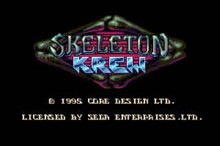 SMD GameBase Skeleton_Krew Core_Design_Ltd. 1995