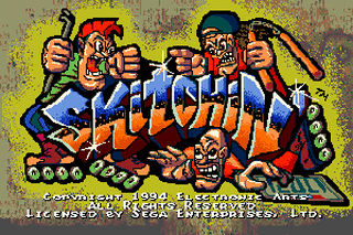 SMD GameBase Skitchin' Electronic_Arts,_Inc. 1994