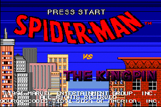 SMD GameBase Spiderman Sega_BORRAR 1991