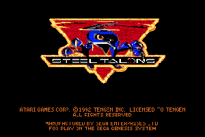 SMD GameBase Steel_Talons Atari/Tengen 1992