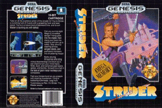 SMD GameBase Strider Sega/Capcom 1990