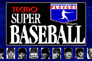 SMD GameBase Tecmo_Super_Baseball Tecmo 1994