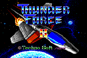 SMD GameBase Thunder_Force_II Technosoft_Co.,_Ltd. 1989