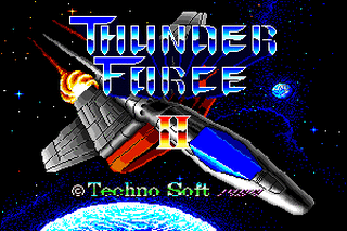 SMD GameBase Thunder_Force_II Technosoft_Co.,_Ltd. 1989