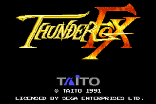 SMD GameBase Thunder_Fox Taito_Corporation 1991