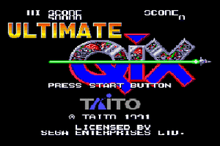 SMD GameBase Ultimate_Qix Taito_Corporation 1991