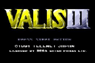 SMD GameBase Valis_III Telenet_Japan_Co.,_Ltd. 1991
