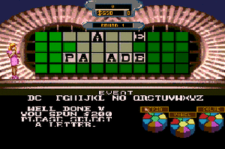 SMD GameBase Wheel_Of_Fortune GameTek,_Inc. 1992