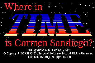 SMD GameBase Where_in_Time_is_Carmen_Sandiego? Broderbund/Electronic_Arts 1992