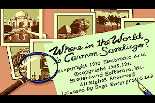 SMD GameBase Where_in_the_World_is_Carmen_Sandiego? Broderbund/Electronic_Arts 1992