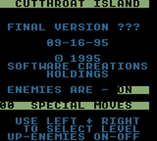 SMS GameBase Cutthroat_Island_[Proto].gg Acclaim 1995