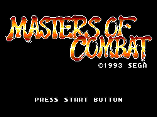SMS GameBase Masters_of_Combat_(EU,AU,BR).sms Sega 1993