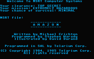 ST GameBase Amazon Telarium 1985