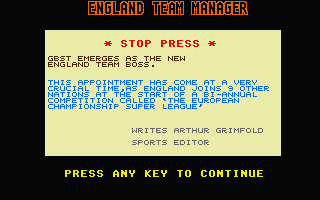 ST GameBase England_Team_Manager Advent_Software 1990