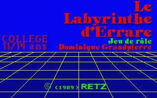 ST GameBase Labyrinthe_D'Errare,_Le RETZ 1989