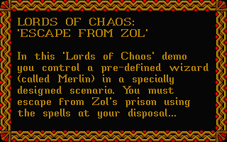 ST GameBase Lords_of_Chaos_:_Escape_From_Zol_(Demo) Zero_Magazine 1991