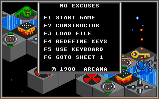 ST GameBase No_Excuses Arcana_Software_Ltd 1988