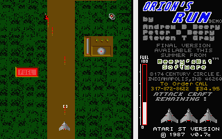 ST GameBase Orion's_Run_(Demo) Non_Commercial 1987