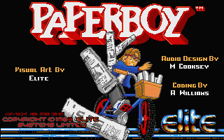 ST GameBase Paperboy Elite_Systems_Ltd 1989