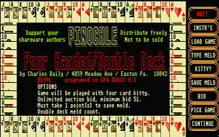 ST GameBase Pinoche_:_Four_Handed/Double_Deck Non_Commercial 1991