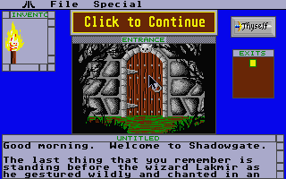 ST GameBase Shadowgate Mindscape 1987