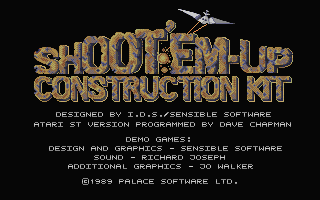 ST GameBase Shoot'em-Up_Construction_Kit Palace_Software 1989
