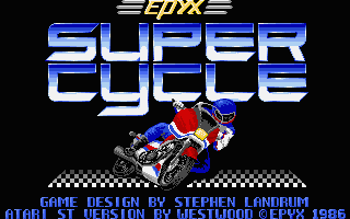 ST GameBase Super_Cycle Epyx_Inc. 1986