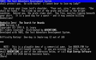 ST GameBase Unnkulia_Zero_:_The_Search_for_Amanda_(Demo) Non_Commercial 1993