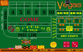 ST GameBase Vegas_Craps California_Dreams 1987