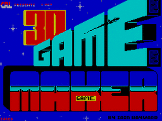 ZX GameBase 3D_Game_Maker CRL_Group_PLC 1987