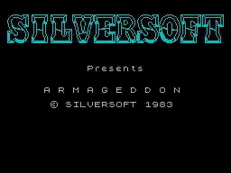 ZX GameBase Armageddon Silversoft 1983