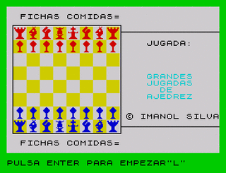 ZX GameBase Ajedrez VideoSpectrum 1986