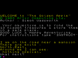 ZX GameBase Adventure_E:_The_Golden_Apple Artic_Computing 1983