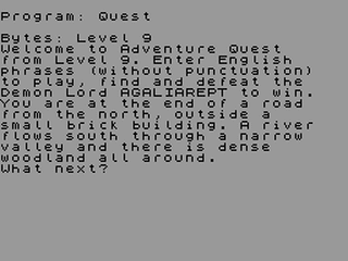 ZX GameBase Adventure_Quest Level_9_Computing 1983