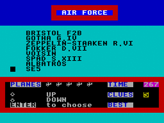 ZX GameBase Aircraft Piper_Software 1984