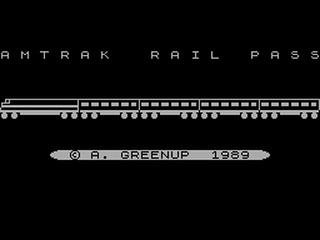 ZX GameBase Amtrak_Rail_Pass Ashley_Greenup 1989