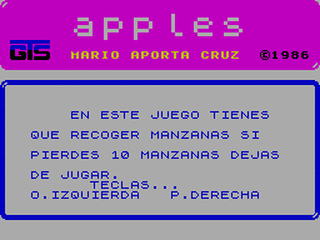 ZX GameBase Apples Grupo_de_Trabajo_Software 1985