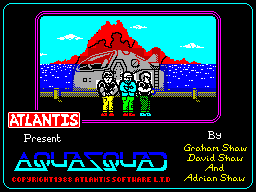 ZX GameBase Aquasquad Atlantis_Software 1988