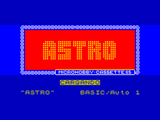 ZX GameBase Astro MicroHobby 1985