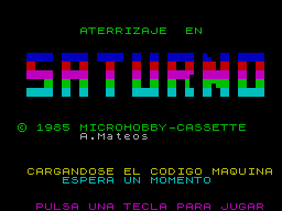 ZX GameBase Aterrizaje_en_Saturno MicroHobby 1985