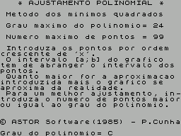 ZX GameBase Ajustamento_Polinomial Astor_Software 1985
