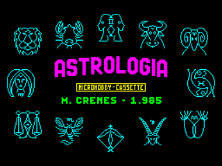 ZX GameBase Astrología MicroHobby 1985