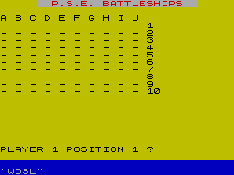 ZX GameBase Battleships Precision_Software_Engineering 1983