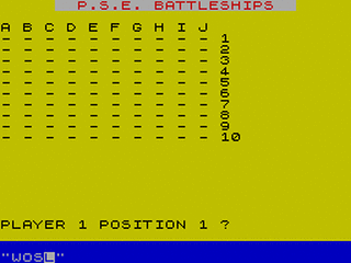 ZX GameBase Battleships Precision_Software_Engineering 1983