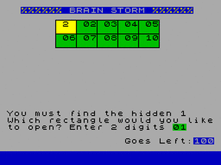 ZX GameBase Brainstorm Micromega 1983