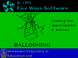 ZX GameBase Ballooning Heinemann 1984